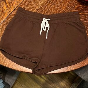 Aritzia Sunday Best Brown Shorts